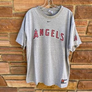 Nike Genuine Merchandise Team Los Angeles Angels T-Shirt Baseball Mens Sz Large
